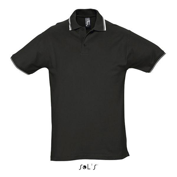 Polo shirt with contrast line PRACTICE