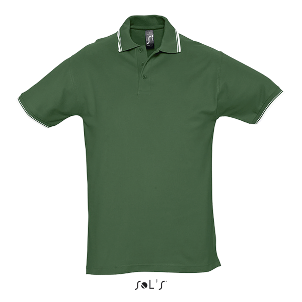 Polo shirt with contrast line PRACTICE