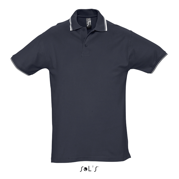 Polo shirt with contrast line PRACTICE
