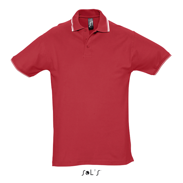 Polo shirt with contrast line PRACTICE