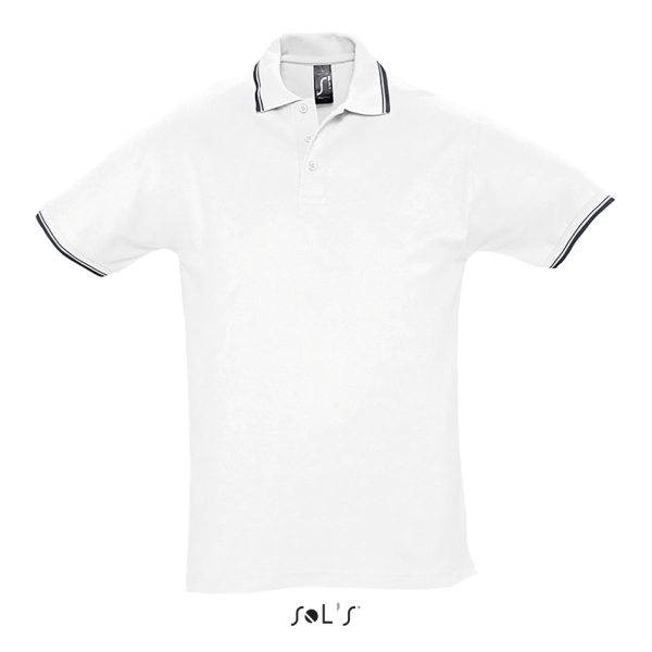 Polo shirt with contrast line PRACTICE