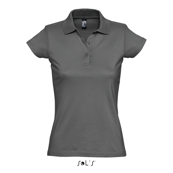 Smooth cottons women's polo shirt PRESCOTT