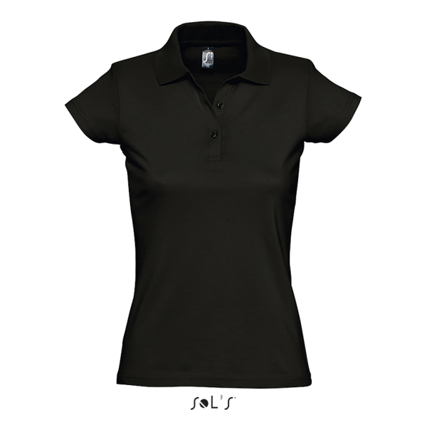 Smooth cottons women's polo shirt PRESCOTT