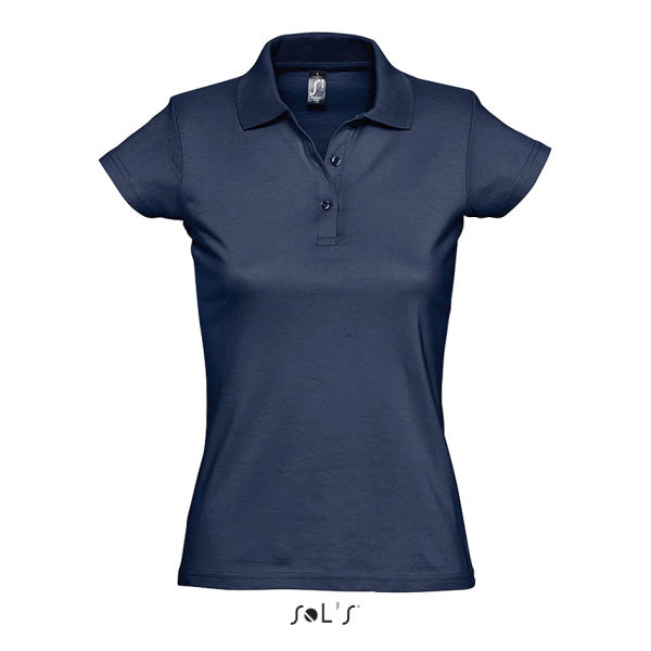 Smooth cottons women's polo shirt PRESCOTT