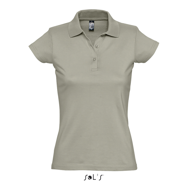 Smooth cottons women's polo shirt PRESCOTT