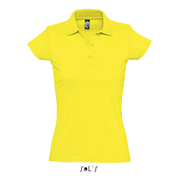 Smooth cottons women's polo shirt PRESCOTT