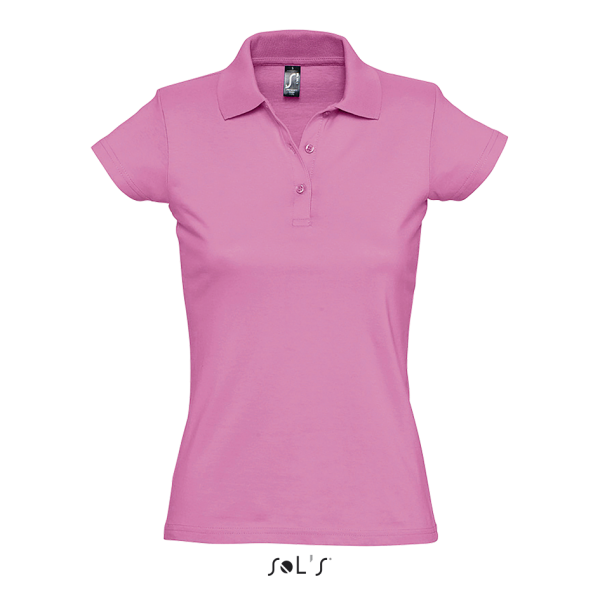 Smooth cottons women's polo shirt PRESCOTT