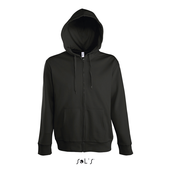 Jacket with hood and zipper SEVEN