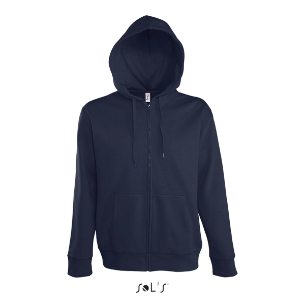 Jacket with hood and zipper SEVEN