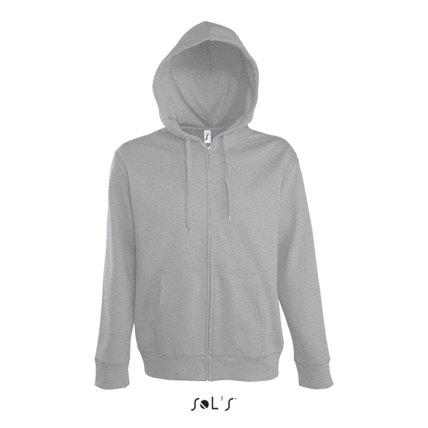 Jacket with hood and zipper SEVEN