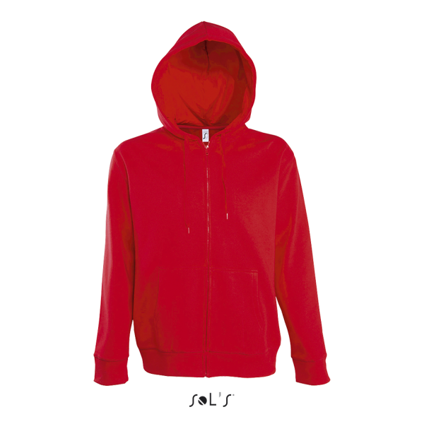 Jacket with hood and zipper SEVEN