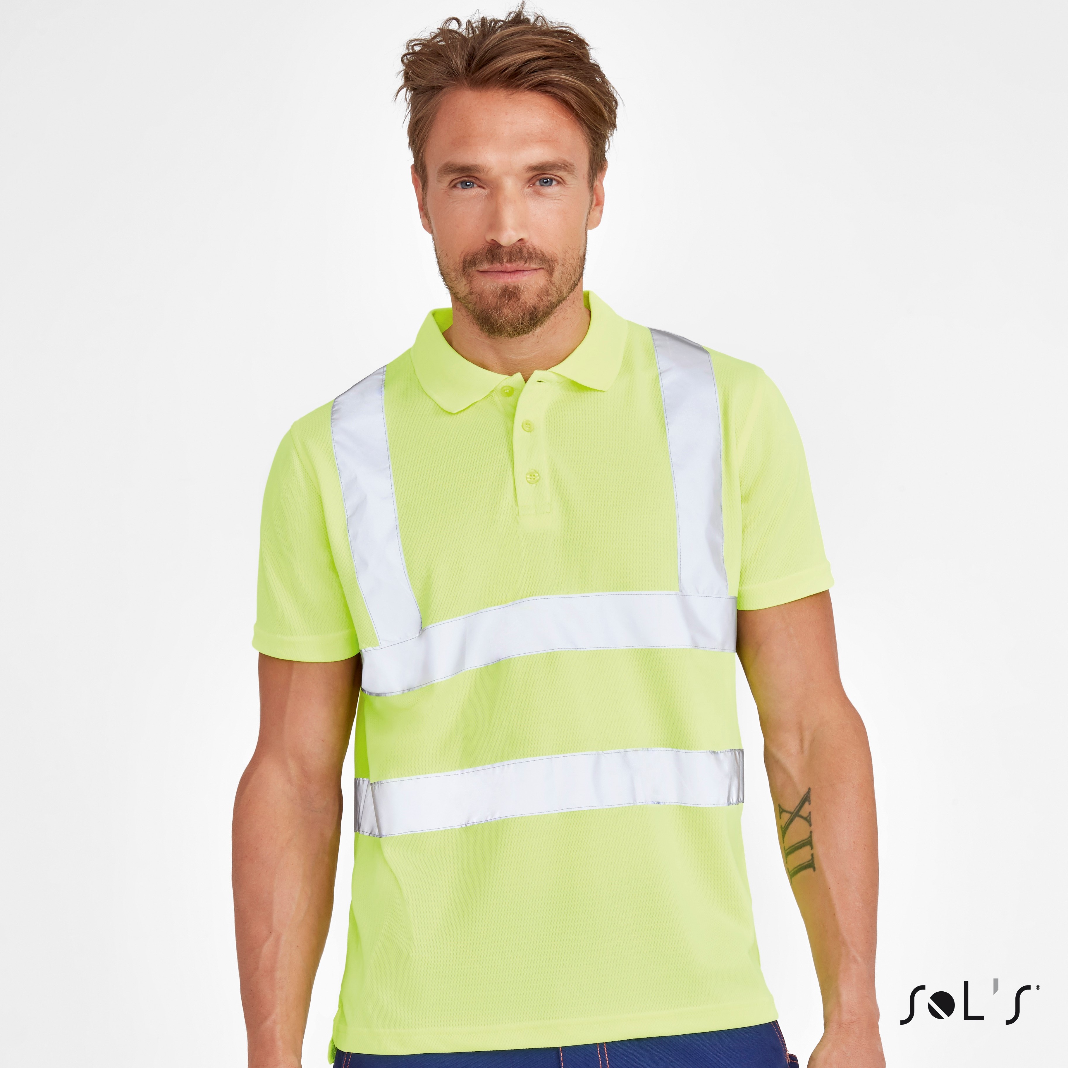Reflective polo shirt SIGNAL PRO Reflective polo shirt SIGNAL PRO