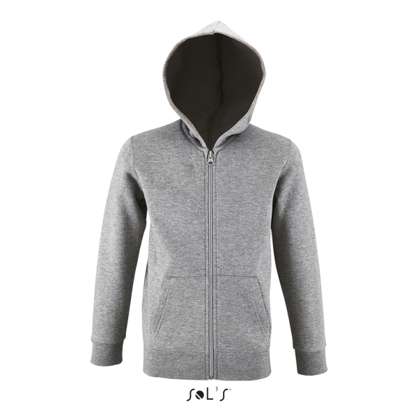 Zip hoodie STONE