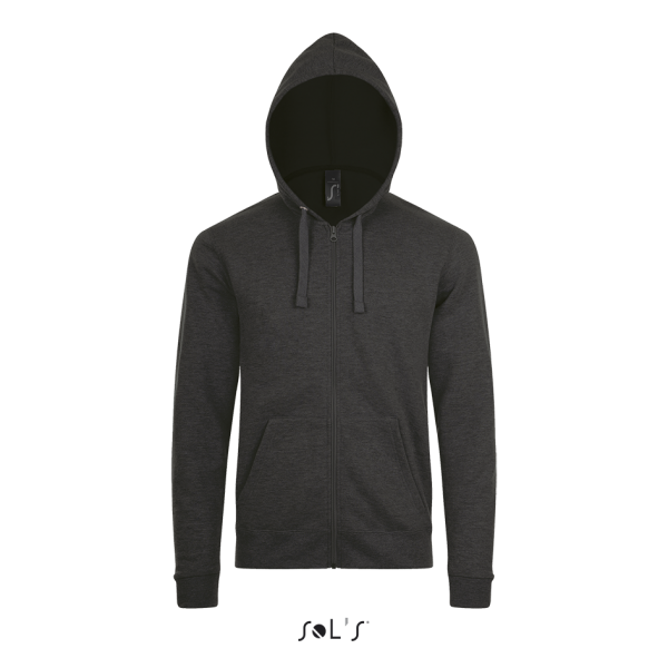 Unisex zip hoodie STONE