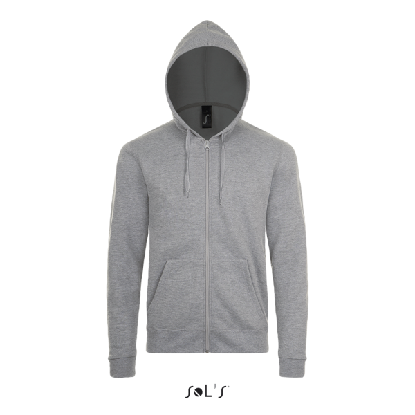 Unisex zip hoodie STONE