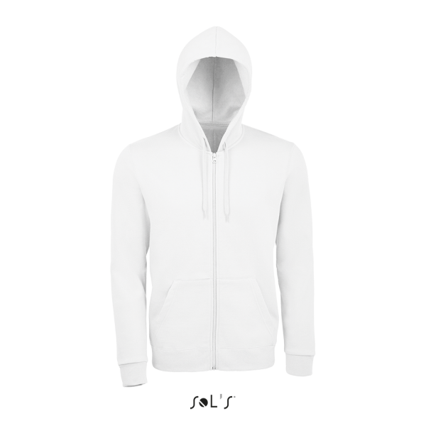 Unisex zip hoodie STONE