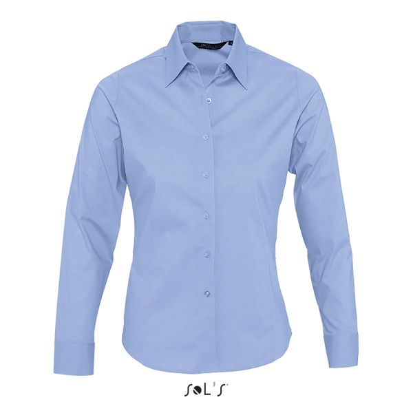 Women's blouse with elastane EDEN