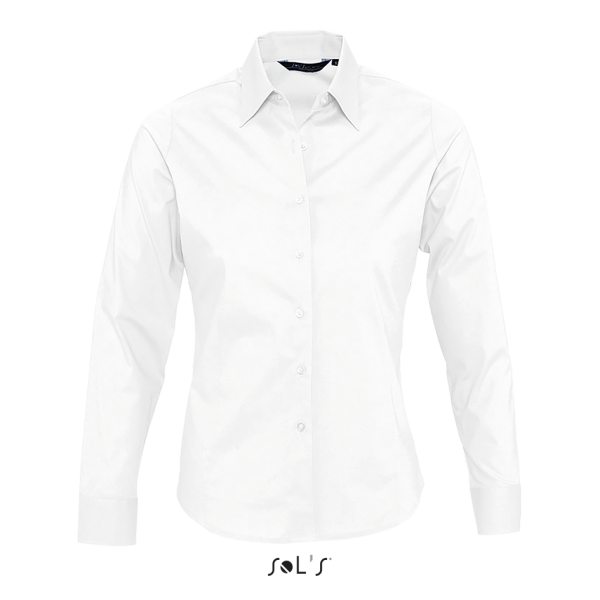 Women's blouse with elastane EDEN