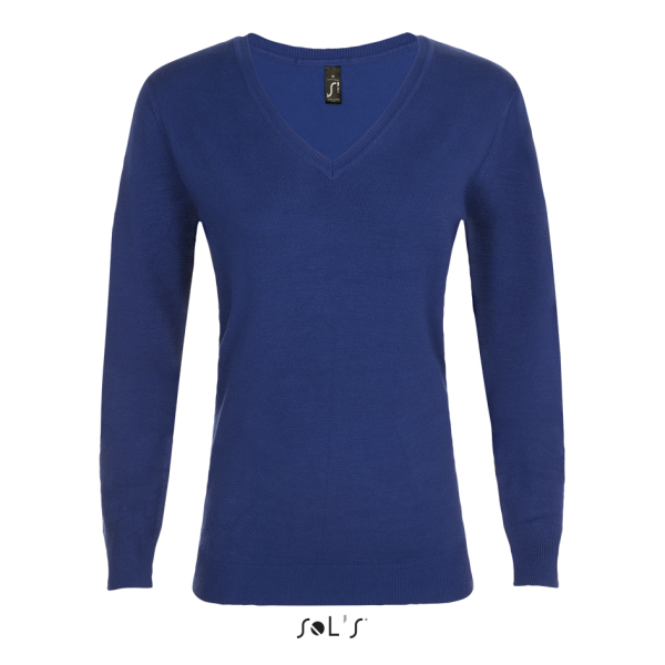 Women's V-neck sweater GLORY