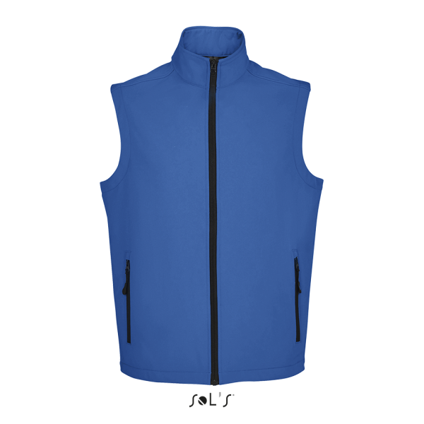 Men's softshell vest RACE BW