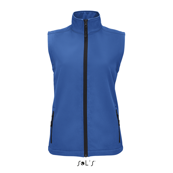 Women's softshell vest RACE BW