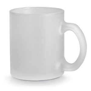 Frosted glass mug HD93804