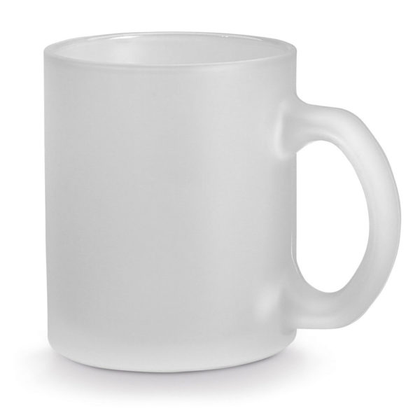 Frosted glass mug HD93804