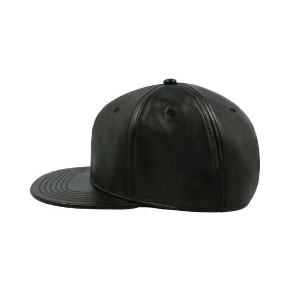 Leather cap SNAP ECO LEATHER