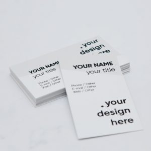 One-sided business cards