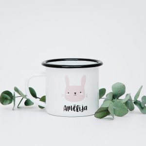 Girls mug "Hare" with name