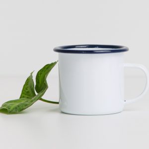 Full color enameled cup