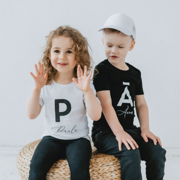 Children's T-shirt "Letter - word"