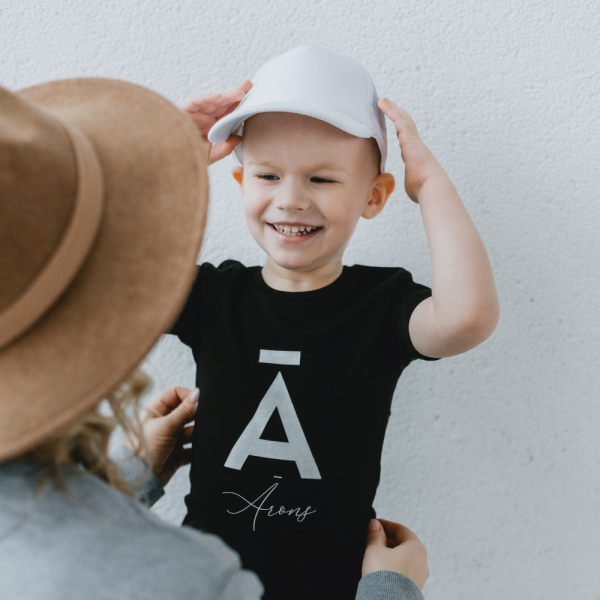 Children's T-shirt "Letter - word"