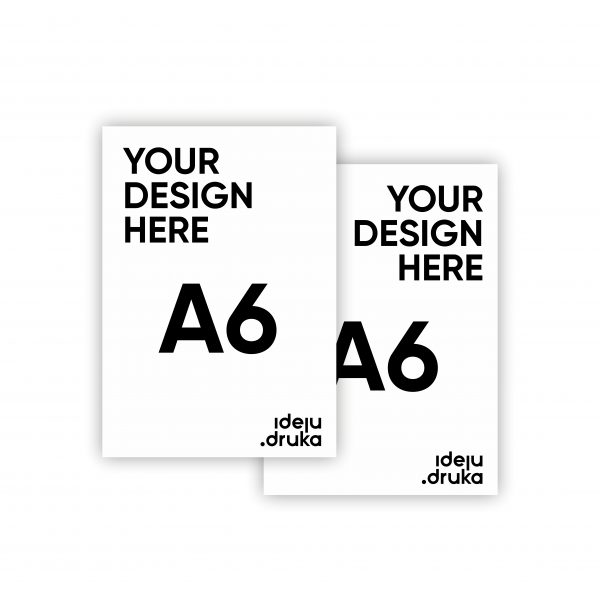 Double-sided leaflets A4