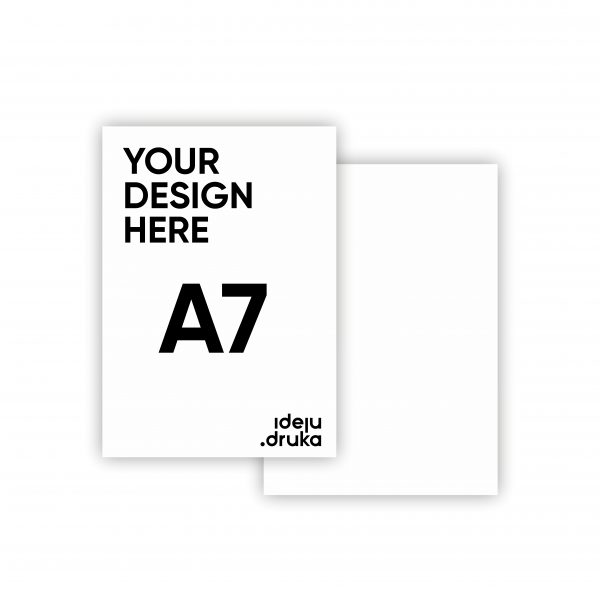 One-sided flyers A4