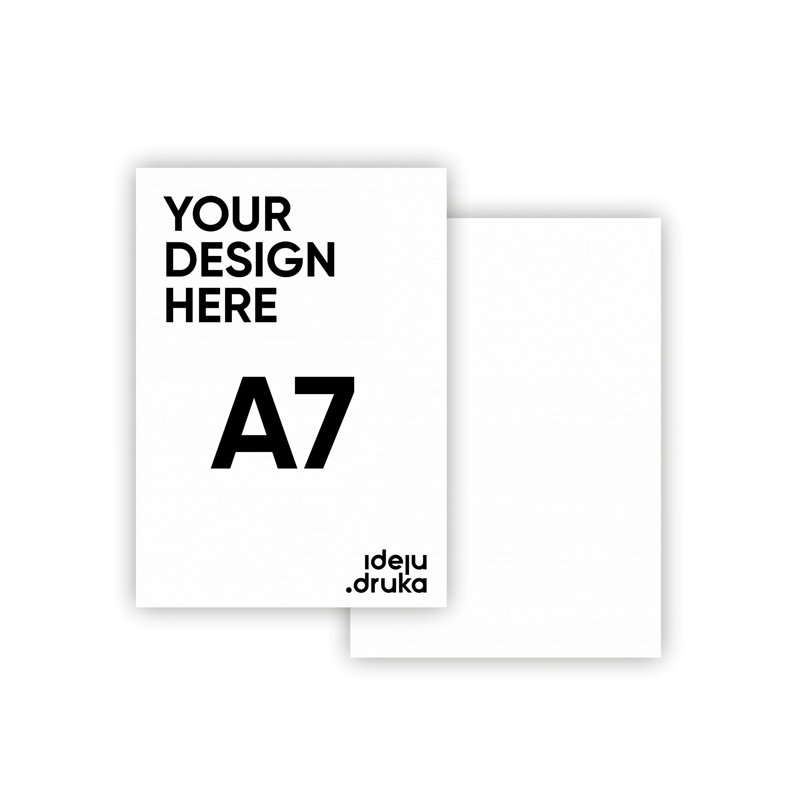 One-sided flyers A4 One-sided flyers A4