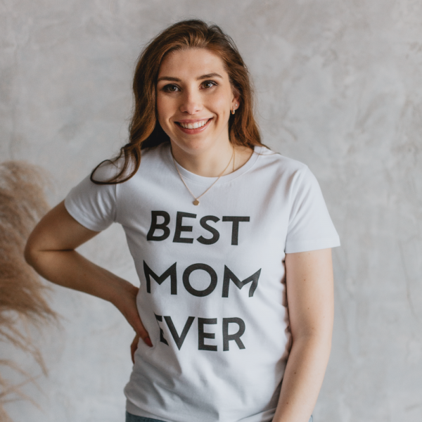 Women's T-shirt "BEST MOM EVER"
