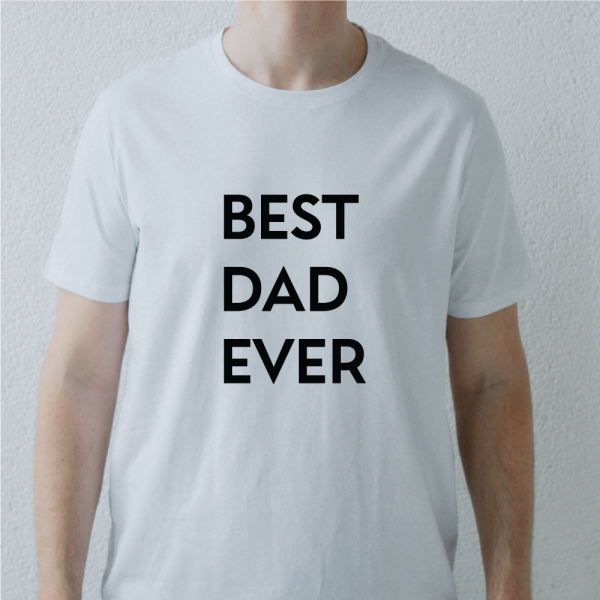 Men's T-shirt "BEST DAD EVER"