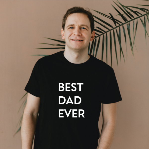 Men's T-shirt "BEST DAD EVER"