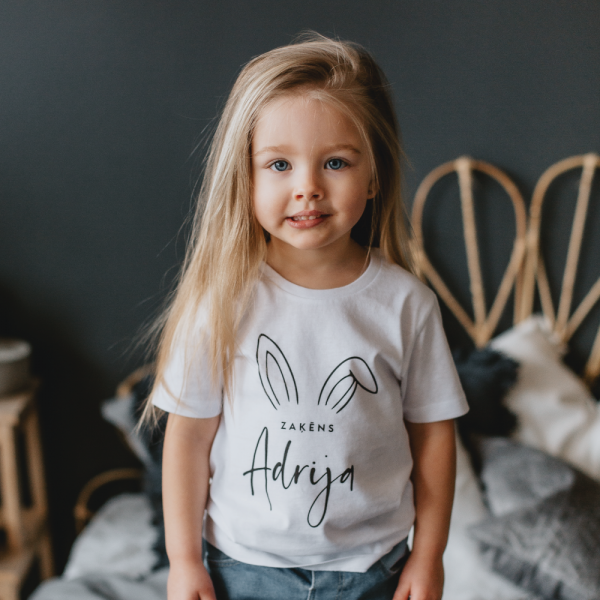 Children's T-shirt "Bunny - Word"