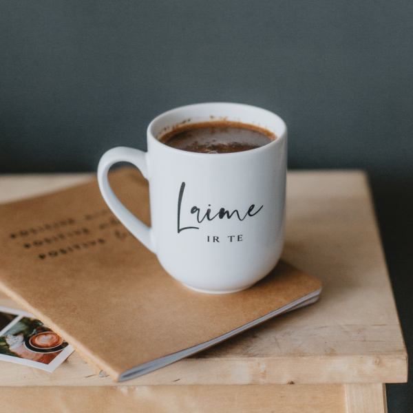 Mug "Happiness is HERE"