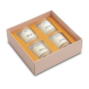 Set of 4 season candles R17418