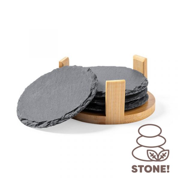 Set of stone pads V8237
