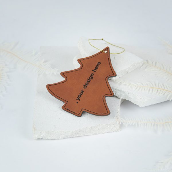 Leather decoration - Christmas tree