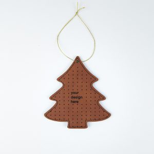 Leather decoration - Christmas tree