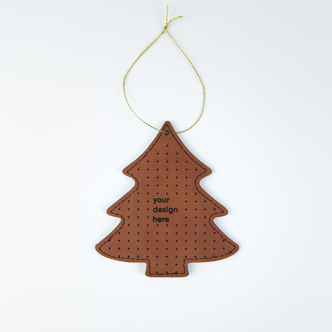 Leather decoration - Christmas tree Leather decoration - Christmas tree
