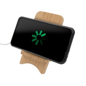 Foldable bamboo wireless charger V0189