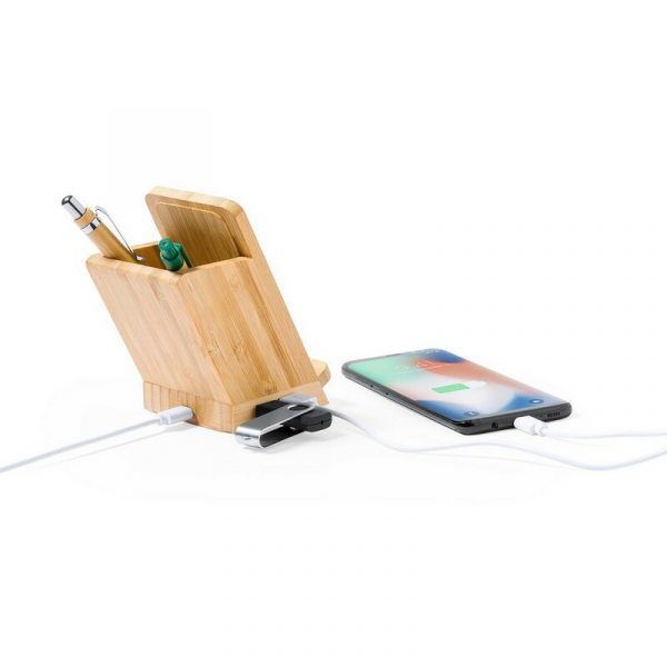 Bamboo wireless charger V0198