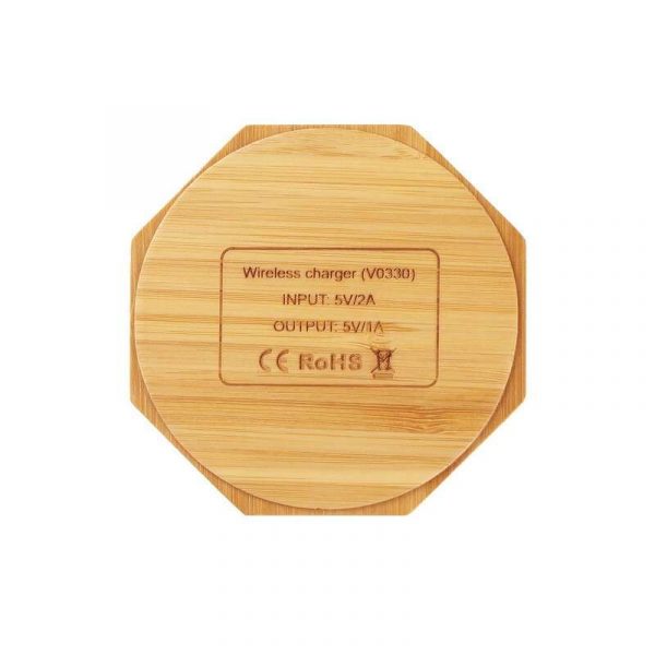 Bamboo wireless charger V0330