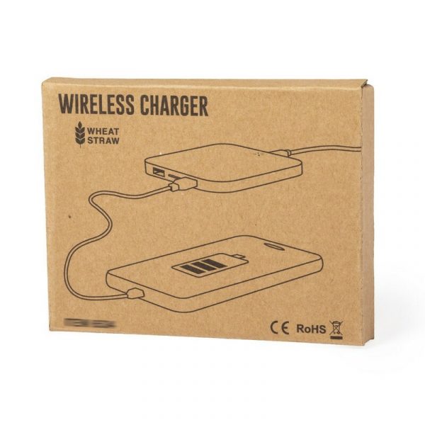 Wheat straw wireless charger V0372